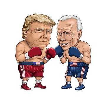 Trump Vs Joe with Boxing Gloves